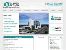Tablet Screenshot of durhamrealestate.org